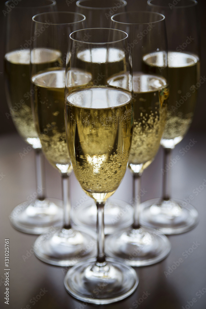 drinking champagne in the company before the holidays at home drinking champagne in the company before the holidays at home