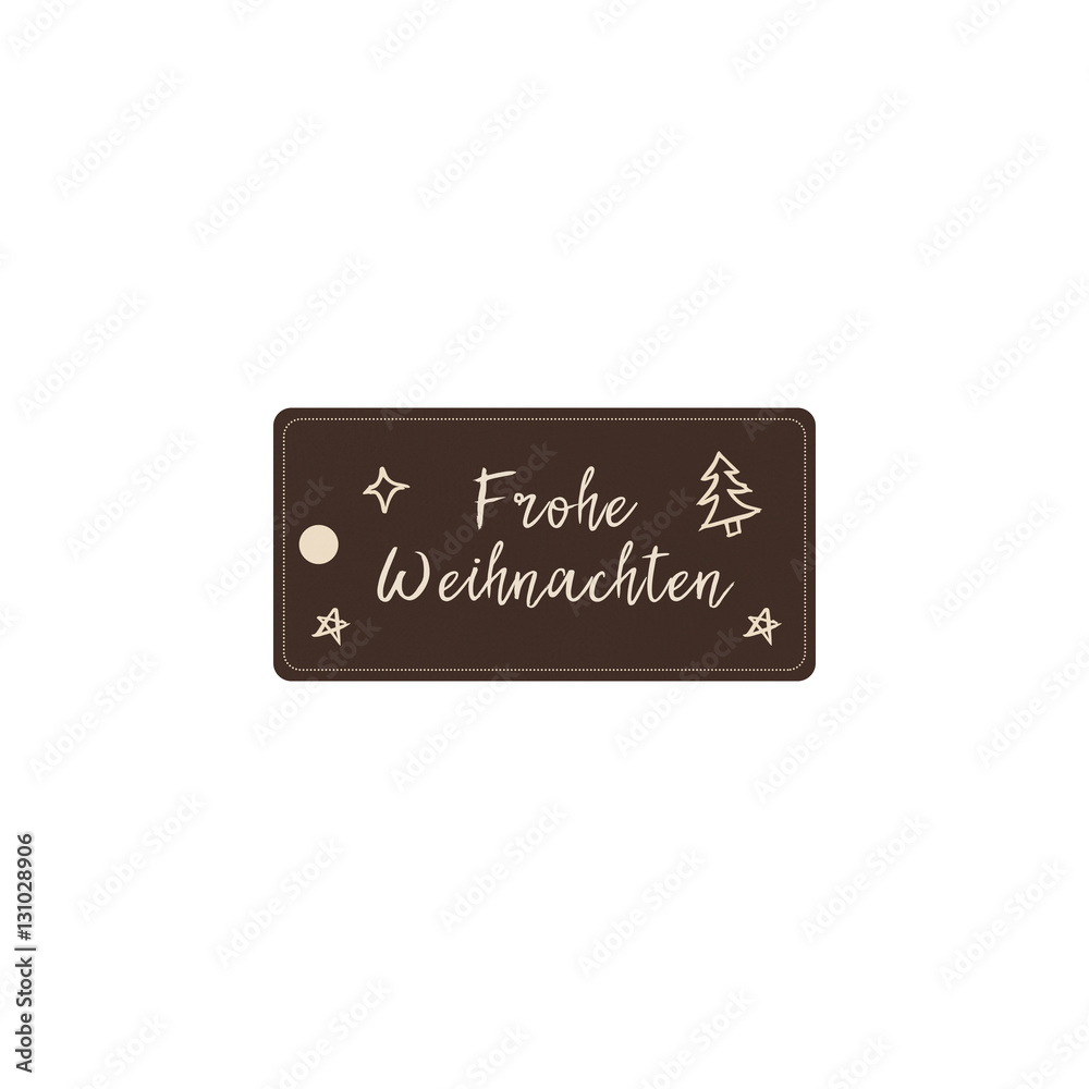 Geschenkanhänger: Frohe Weihnachten Geschenkanhänger: Frohe Weihnachten