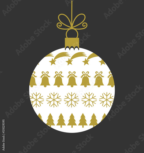 Christmas bauble with ornament