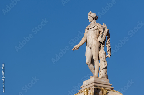 classical Apollo god statue