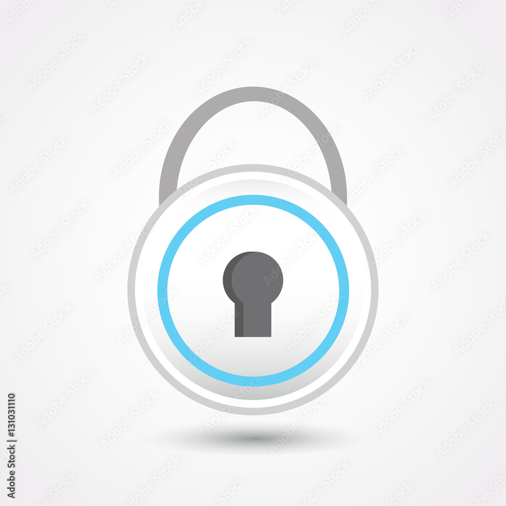 Padlock icon. Vector Padlock icon. Vector