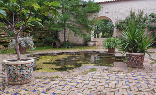 Moroccan garden copy in the park