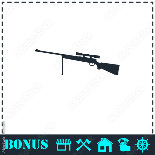Weapon icon flat