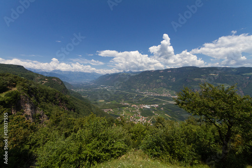 Etschtal Panorama View to Meran © Bjoern Bernhard