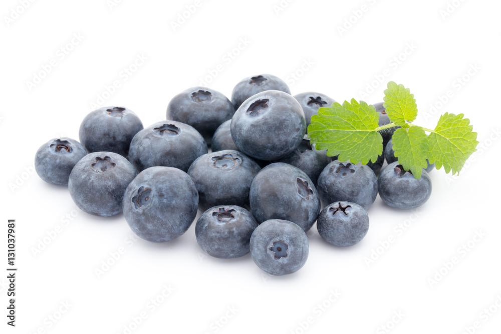 Group of fresh juisy blueberries isolated on white background. Group of fresh juisy blueberries isolated on white background.