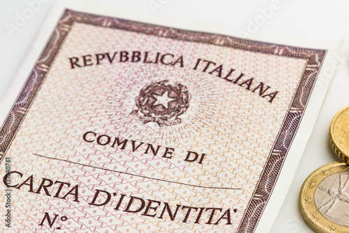 italian identity card
