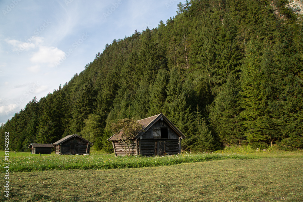Almhütte im Isartal Almhütte im Isartal