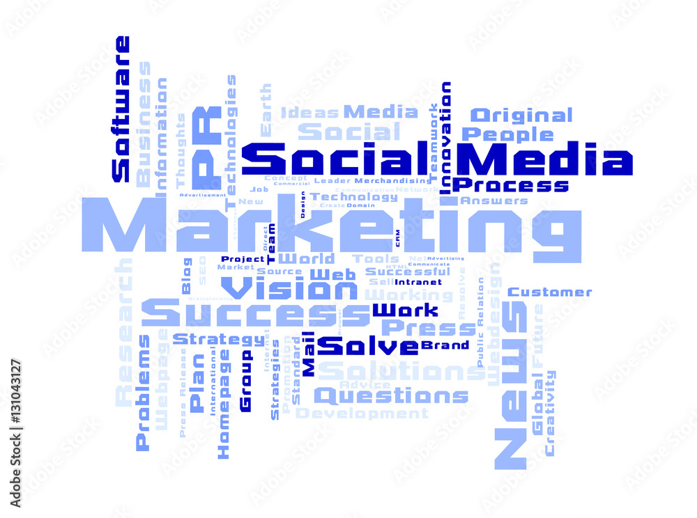 Marketing word cloud