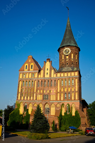 The restored Cathedral a symbol of the city of Kaliningrad and the main place of