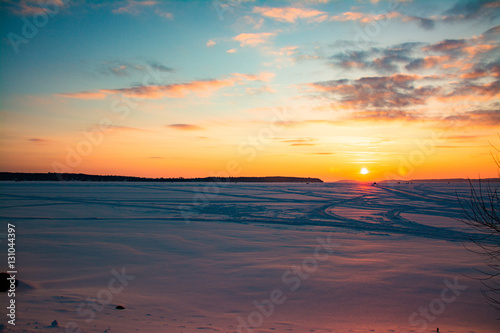 Frozen sunset © Dennis