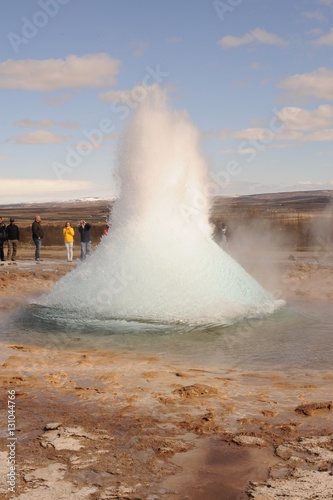 iceland geyser hot spring