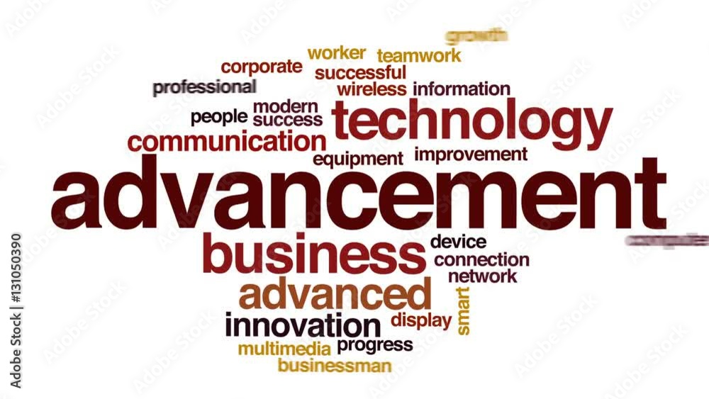 Advancement animated word cloud. Advancement animated word cloud.