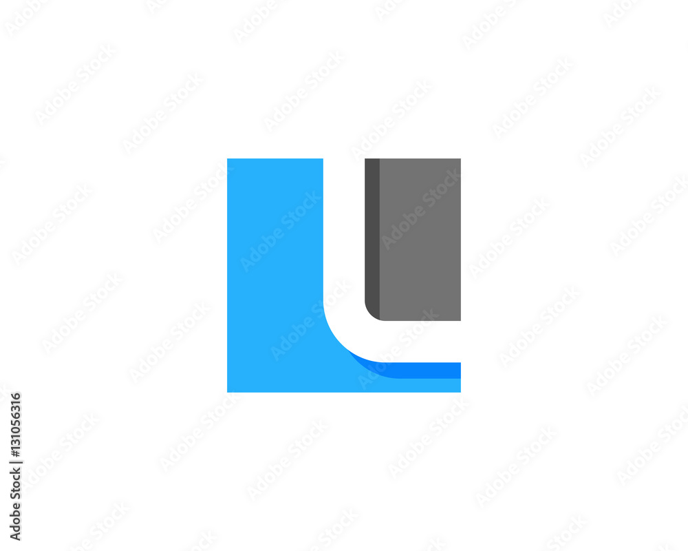 Letter L Square Logo Design Template Element Letter L Square Logo Design Template Element