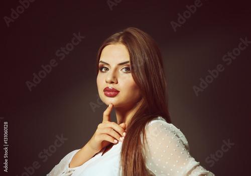 Portrait of beautiful young...