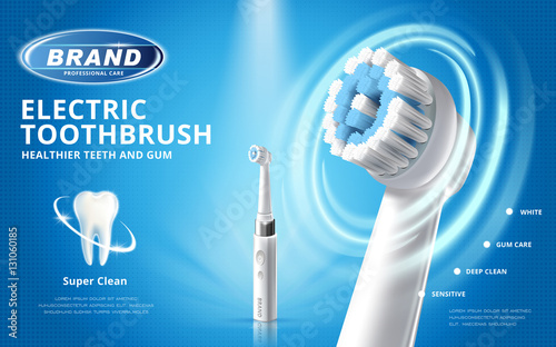 Electric toothbrush ads