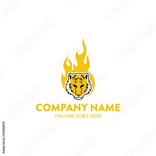 Fototapeta Naklejka Na Ścianę i Meble -  Tiger Logo
