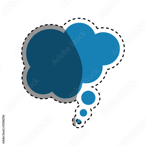 Bubble comic speakbox icon vector illustration graphic photo