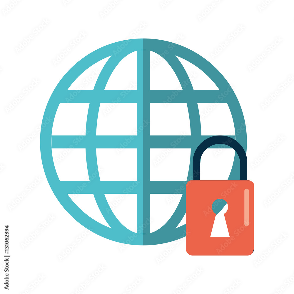 global connection lock security system technology vector illustration eps 10 global connection lock security system technology vector illustration eps 10