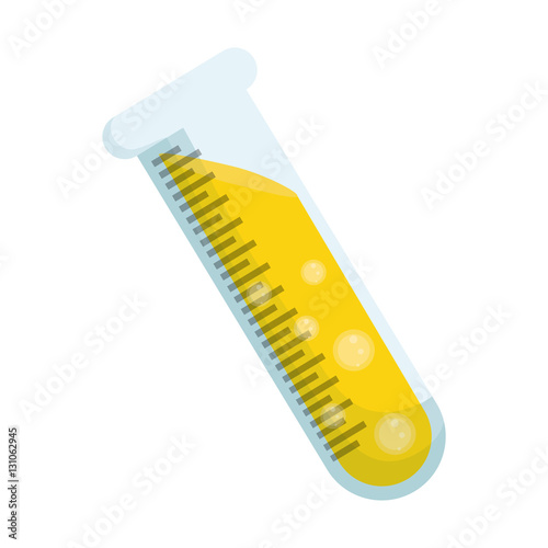 Flask chemistry lab icon vector illustration graphic design
