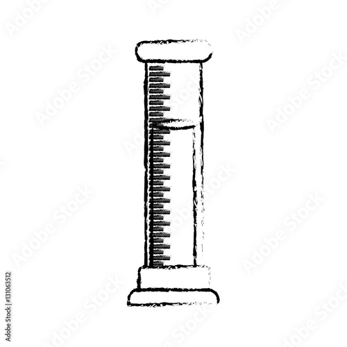 Flask chemistry lab icon vector illustration graphic design