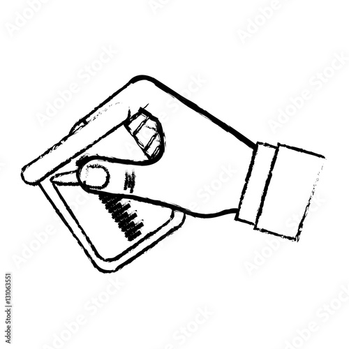 Flask chemistry lab icon vector illustration graphic design