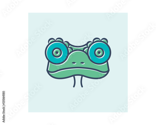 chameleon head