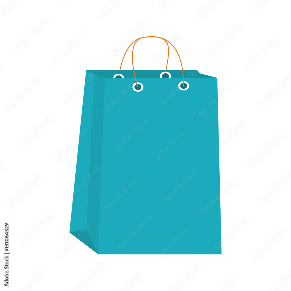 Isolated shopping bag icon vector illustration graphic design
