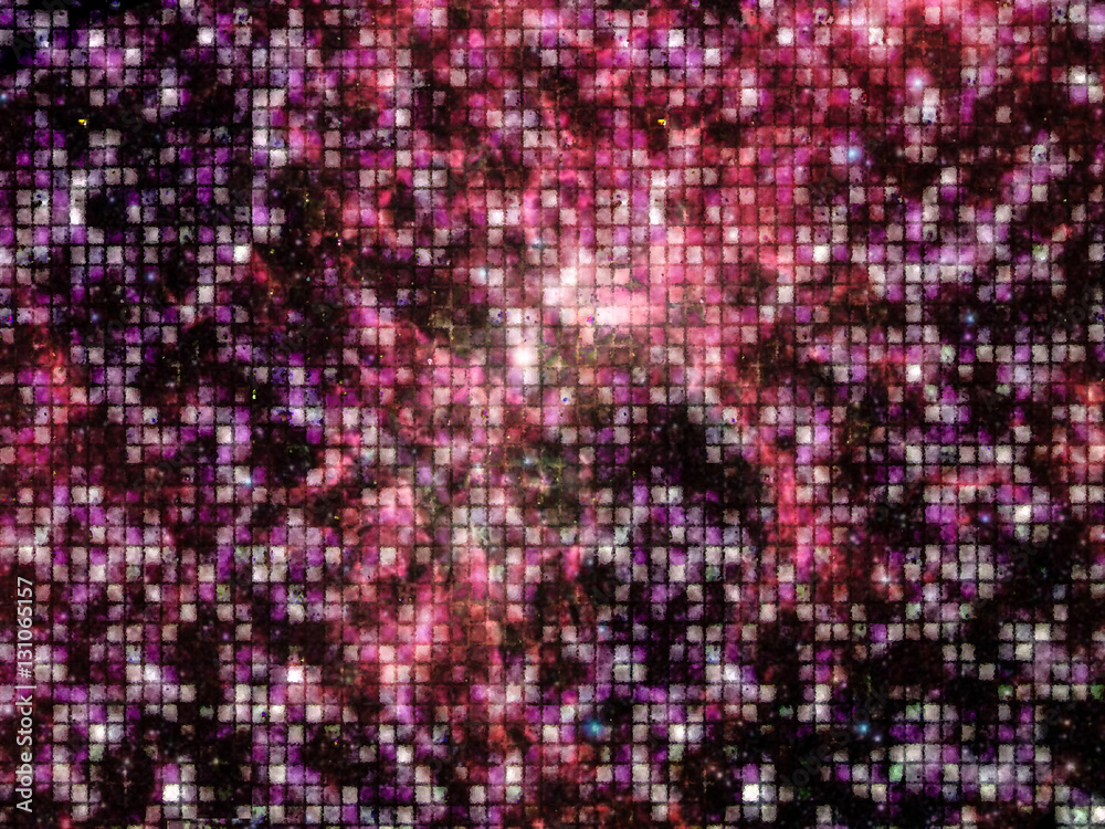dark red ray space mosaic small crystallize dark red ray space mosaic small crystallize