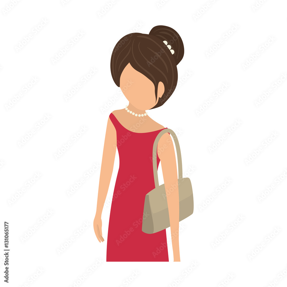 Young woman body complete icon vector illustration graphic design Young woman body complete icon vector illustration graphic design