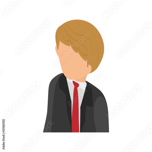 Young Man profile icon vector illustration graphic design