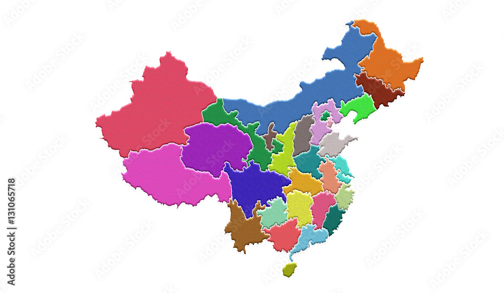 Obraz premium China map