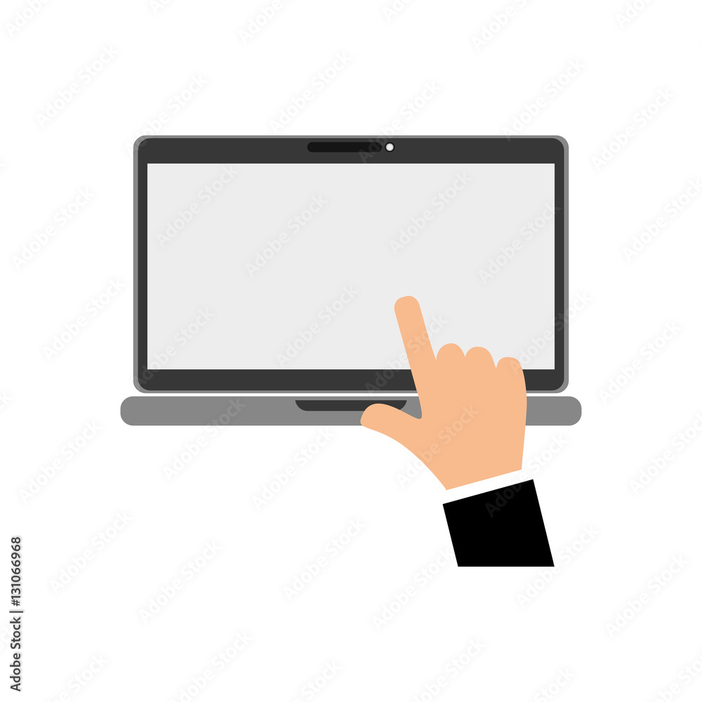 Laptop computer technology icon vector illustration graphic design Laptop computer technology icon vector illustration graphic design