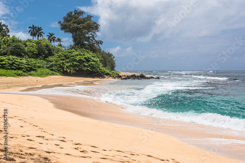 Kilauea Beach in Kauai, Hawai