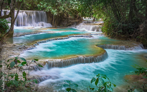 Kuang Si Falls, Luang Prabang Province, Laos