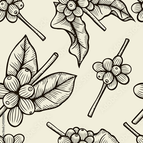 coffee - seamless pattern