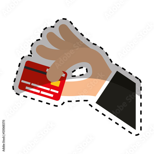 Money credit card icon vector illustration graphic design
