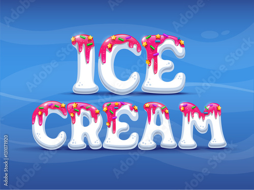 Wallpaper Mural Vector blue illustration logo icecream summer candy Torontodigital.ca