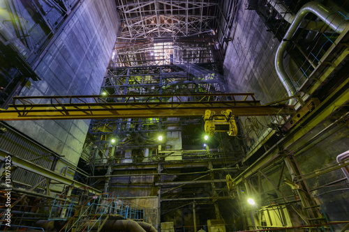 Industrial boiler in a thermal power plant