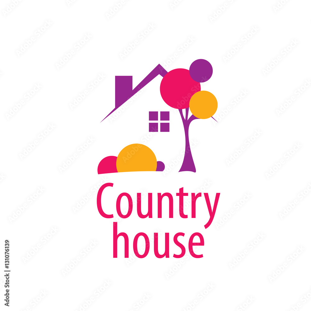 Obraz premium vector logo house