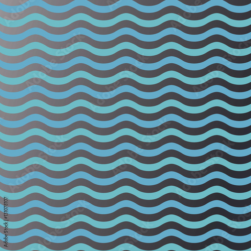 Vector pattern with waves. Sea Concept