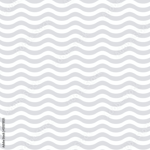 Vector pattern with waves with gray and white background.