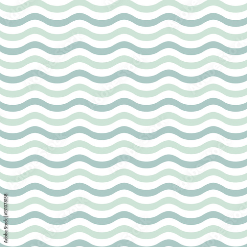 Seamless ripple pattern. Repeating vector texture. Wavy graphic background