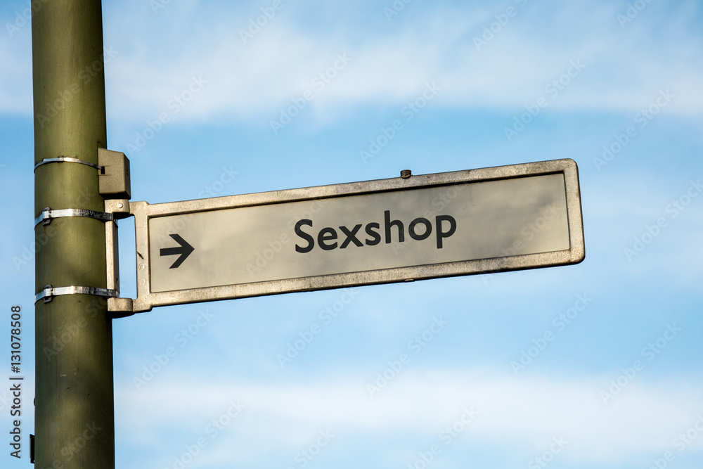 Fototapeta premium Schild 67 - Sexshop