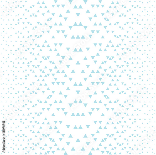 Abstract blue geometric hipster fashion design print triangle pattern