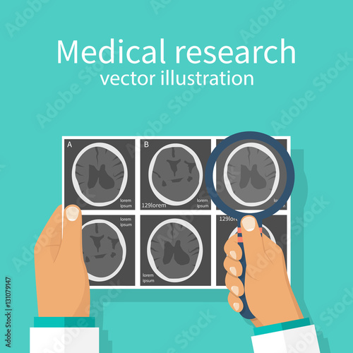 Medical research concept