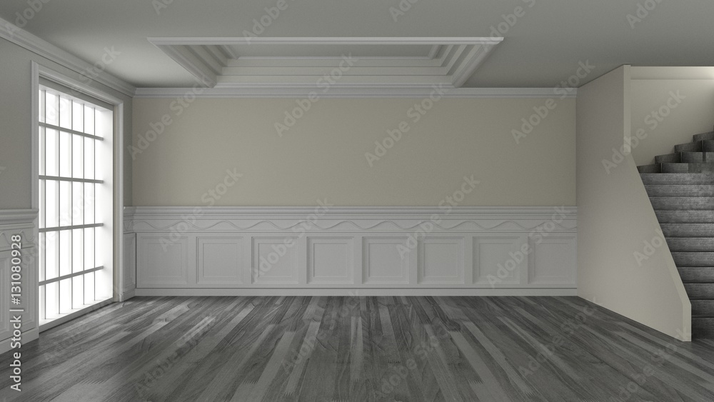 Fototapeta premium interior room 3d render