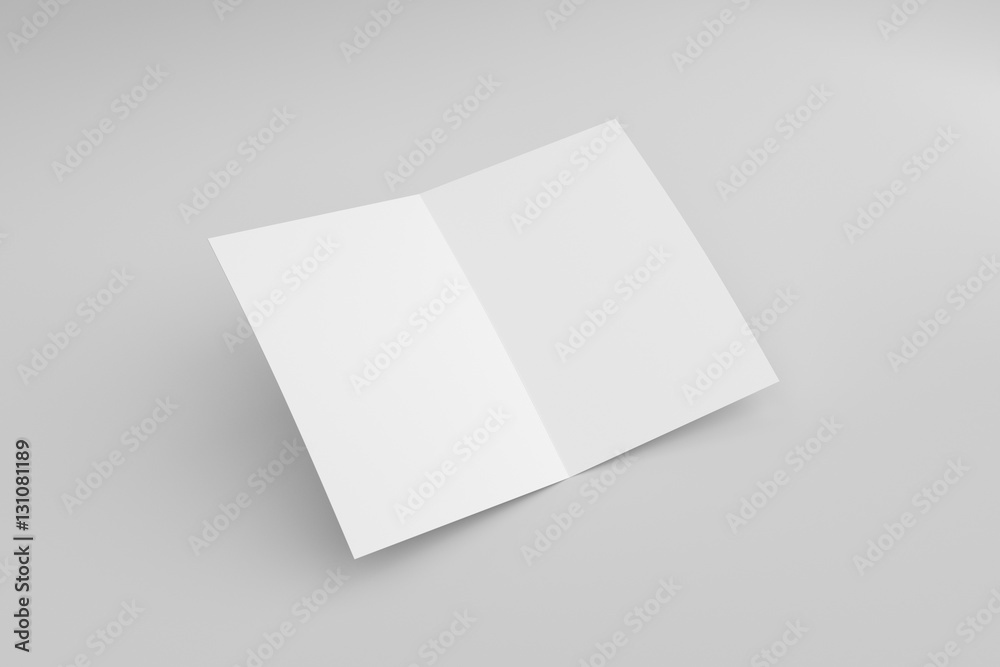 A5 / A4 Bifold White Blank Paper A5 / A4 Bifold White Blank Paper