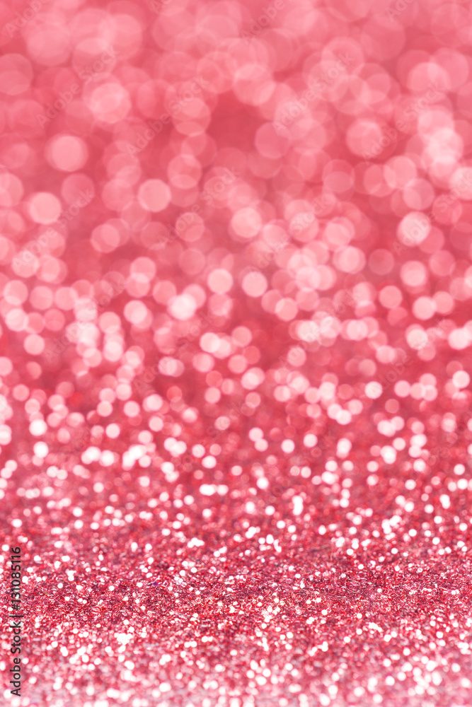 Red glittering New Year or Christmas background.
