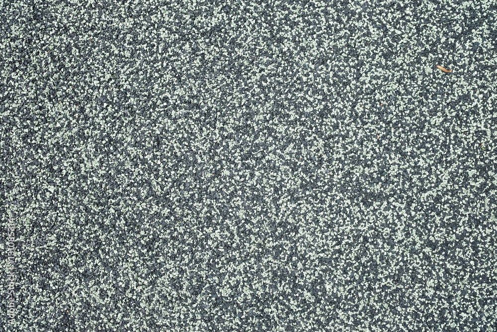 Fototapeta premium Green rubber floor on playground.