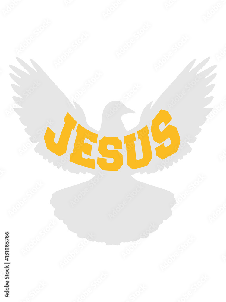 Text flying dove peace war peace dove cross jesus logo symbol design christ believe
